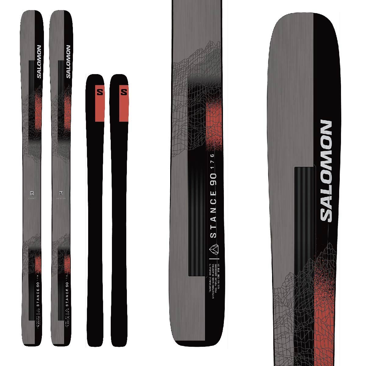 SALOMON（サロモン） スキー板 メンズ レディース＜2024＞ STANCE 90 +
