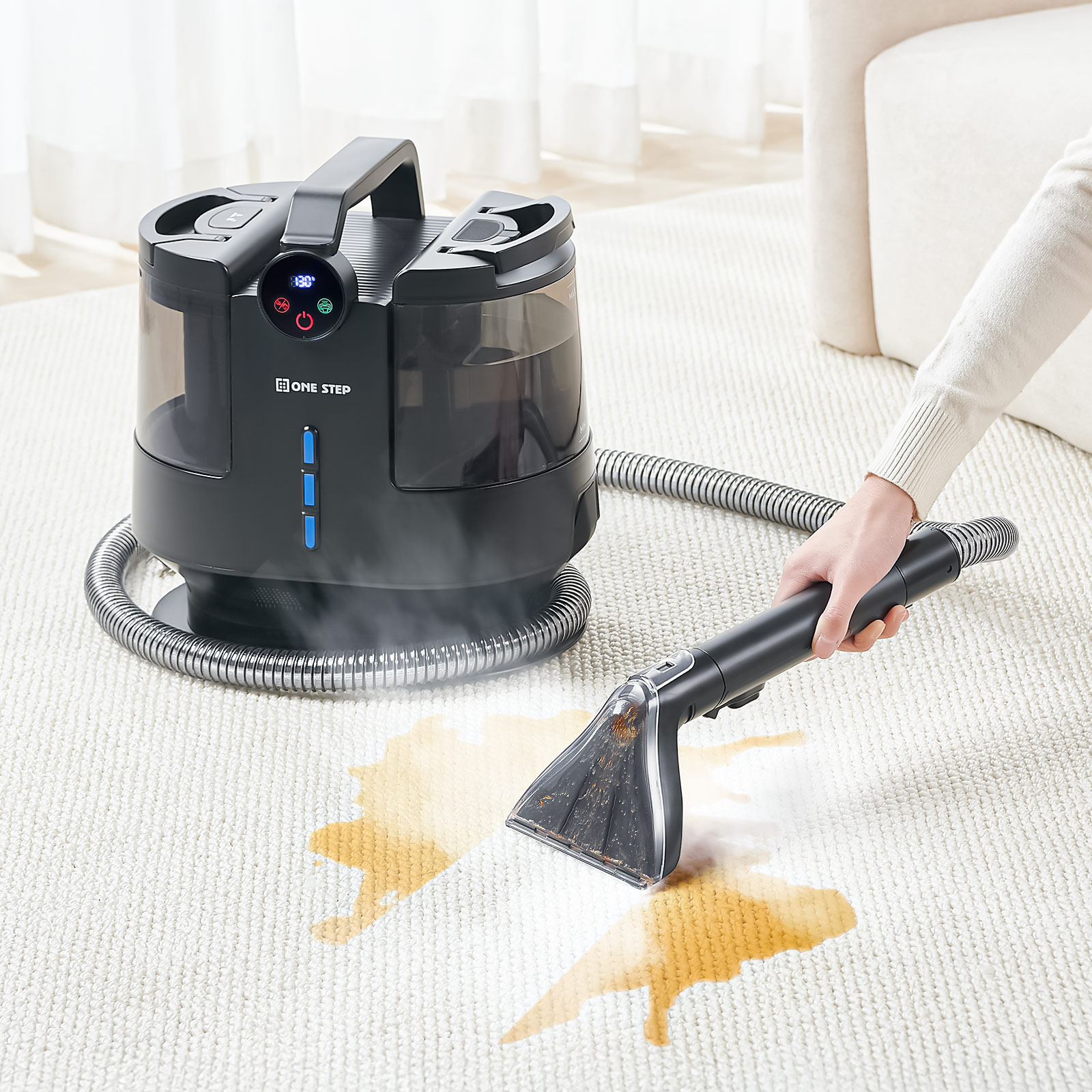 ONE STEP スチームクリーナー リンサー カーペットクリーナー