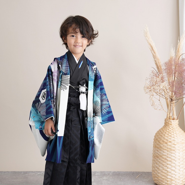 レンタル 七五三 5歳 着物 男の子 袴 セット 瀬戸大也×JAPAN STYLE