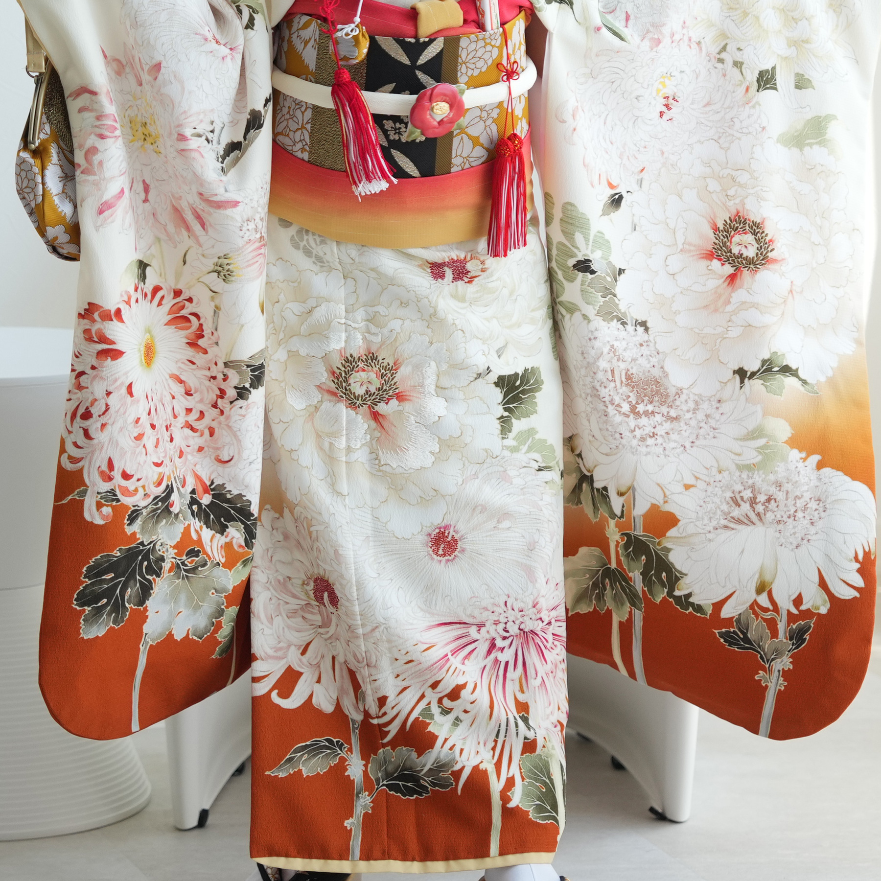 レンタル 七五三 着物 7歳 芸艸堂 UNSODO 古典柄 レトロ アンティーク