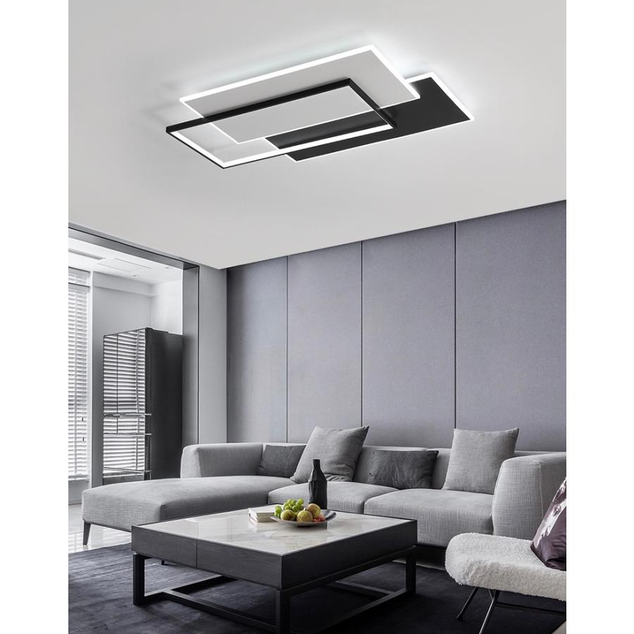 シーリングライト led おしゃれ 四角形 長方形 照明器具 6畳 8畳