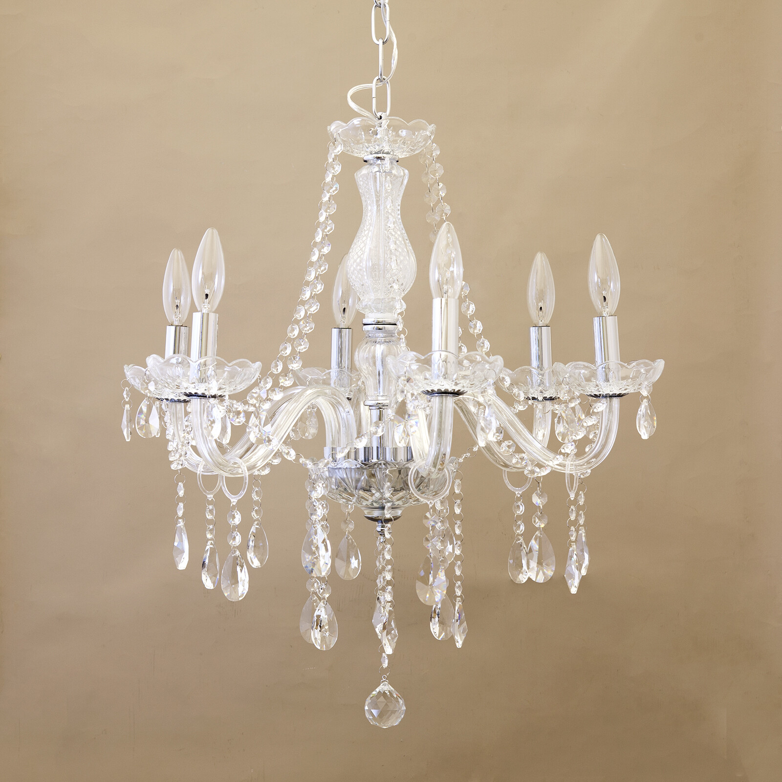 シャンデリア おしゃれ ゴージャス エレガント 6灯 豪華 高級感