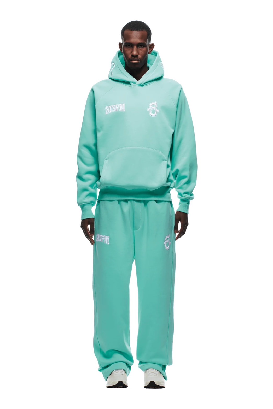 6PM x TRUE RELIGION ICONS HOODIE + OPEN LEG JOGGER セットアップ