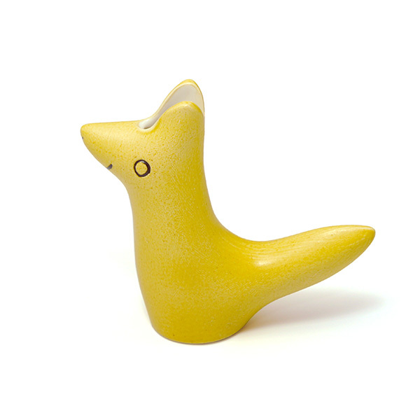 花瓶 フラワーベース おしゃれ 一輪挿し 北欧 オブジェ 陶器 キツネ