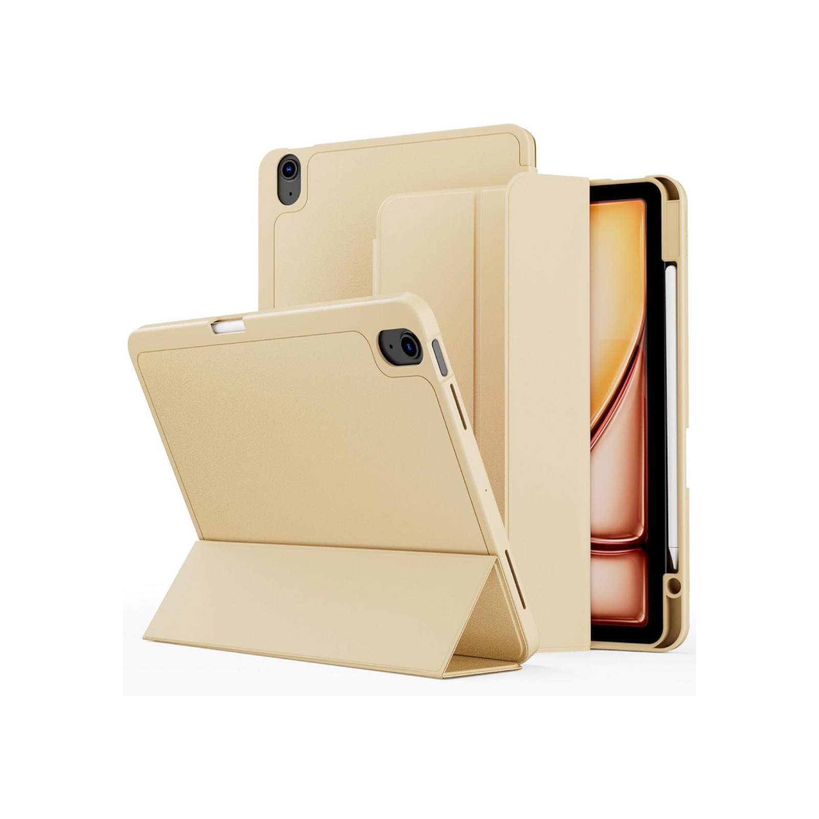 Apple アップル アイパッド 11型 (A16チップ)用のケース TPU&PUレザー