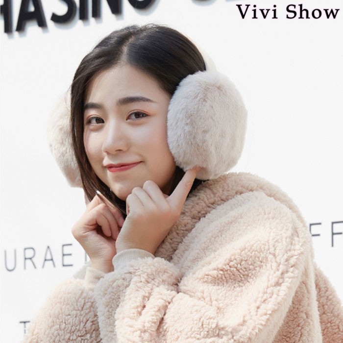 イヤーマフ レディース 秋冬 イヤマフ イヤーウォーマー フェイク