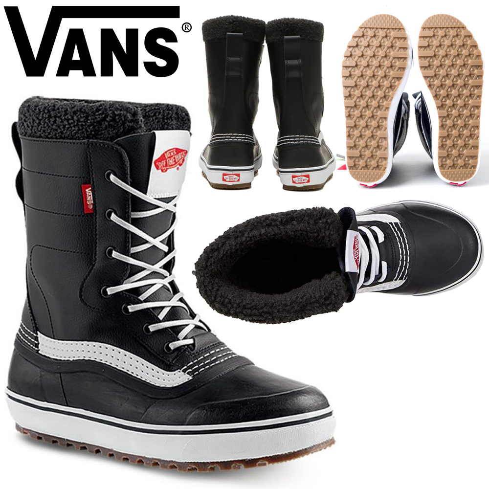 スノーブーツ VANS バンズ STANDARD SNOW MTE BLACK WHITE