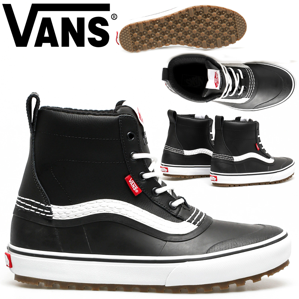 スノーブーツ VANS バンズ STANDARD MID SNOW MTE BLACK WHITE