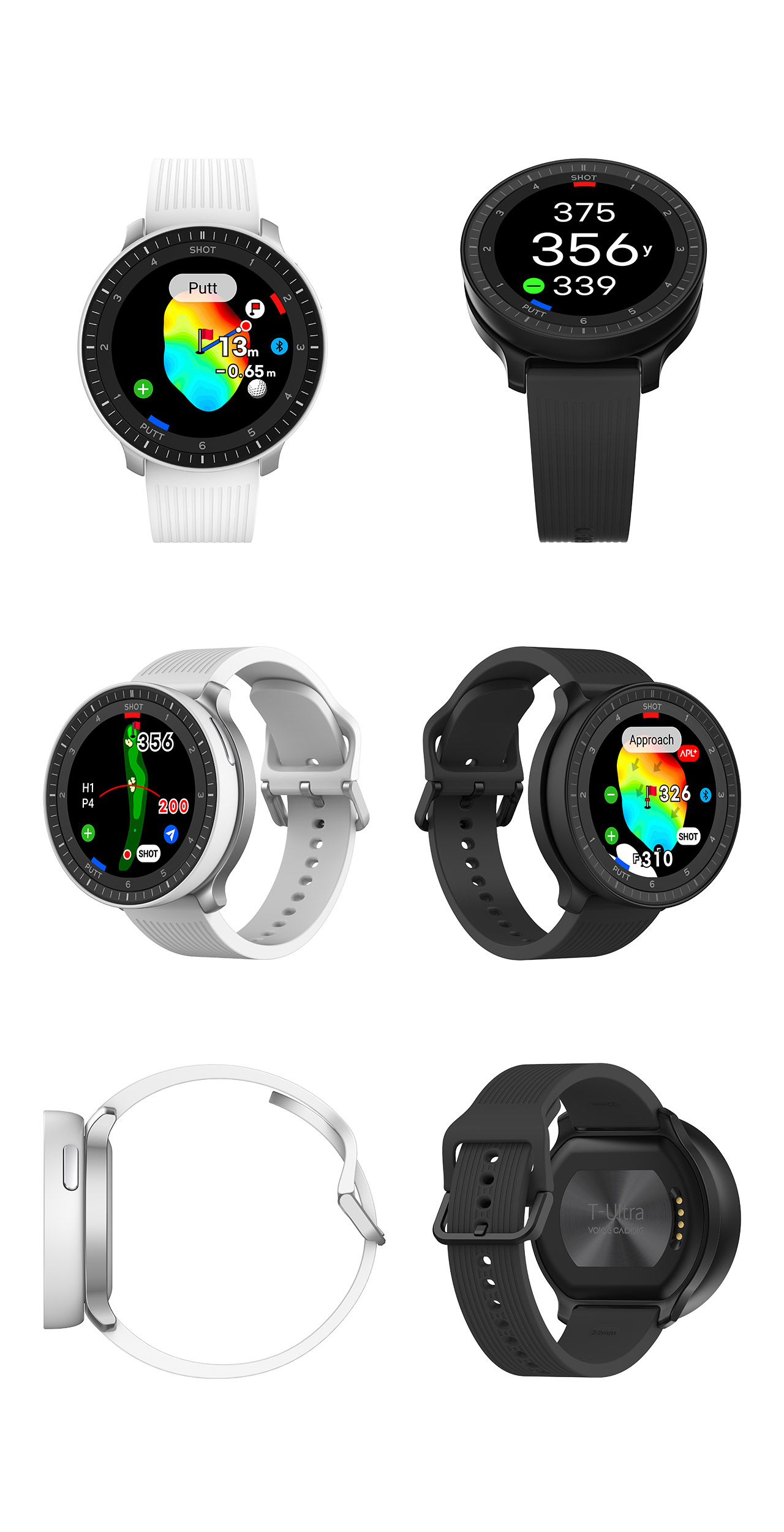 VOICE CADDIE（ボイスキャディ） T-Ultra GPS ゴルフウォッチ ブラック