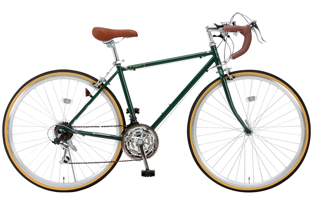 オオトモ ロードバイク 自転車 シマノ21段変速 700×28C 27インチ相当 W