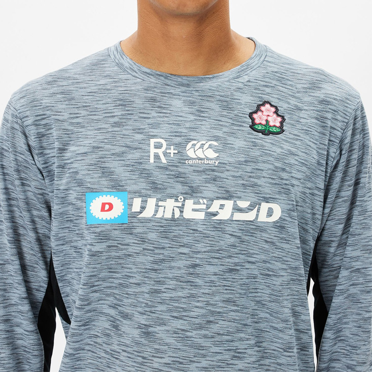 シャツ カンタベリー 長袖 Tシャツ メンズ ラグビー 日本代表