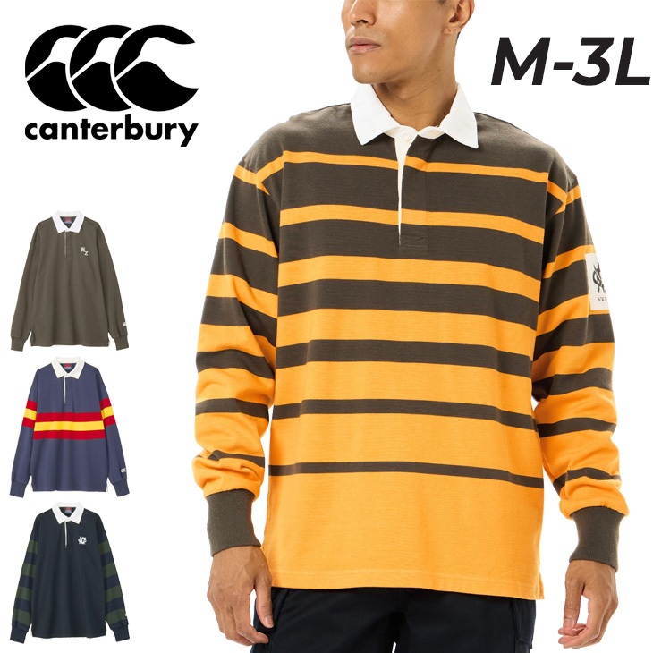 カンタベリー ラガーシャツ 長袖 メンズ ユニセックス canterbury