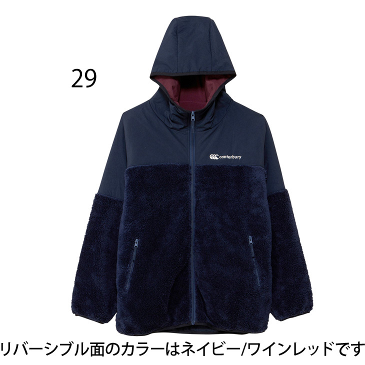 フリースジャケット リバーシブル アウター メンズ/canterbury
