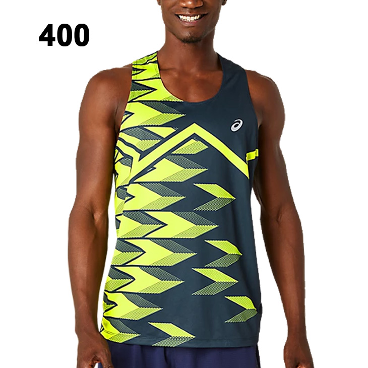 ASICS（アシックス） ノースリーブシャツ メンズ asics ROADランニング