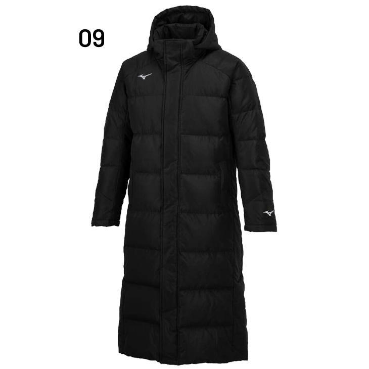 ミズノ ダウンコート メンズ ユニセックス mizuno ロングコート 防寒