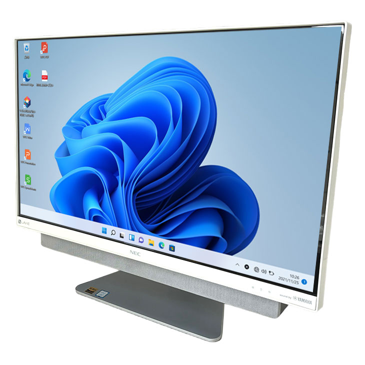 NEC LAVIE Desk DA770/KAW 中古 一体型デスク 地デジ Office Win10 or