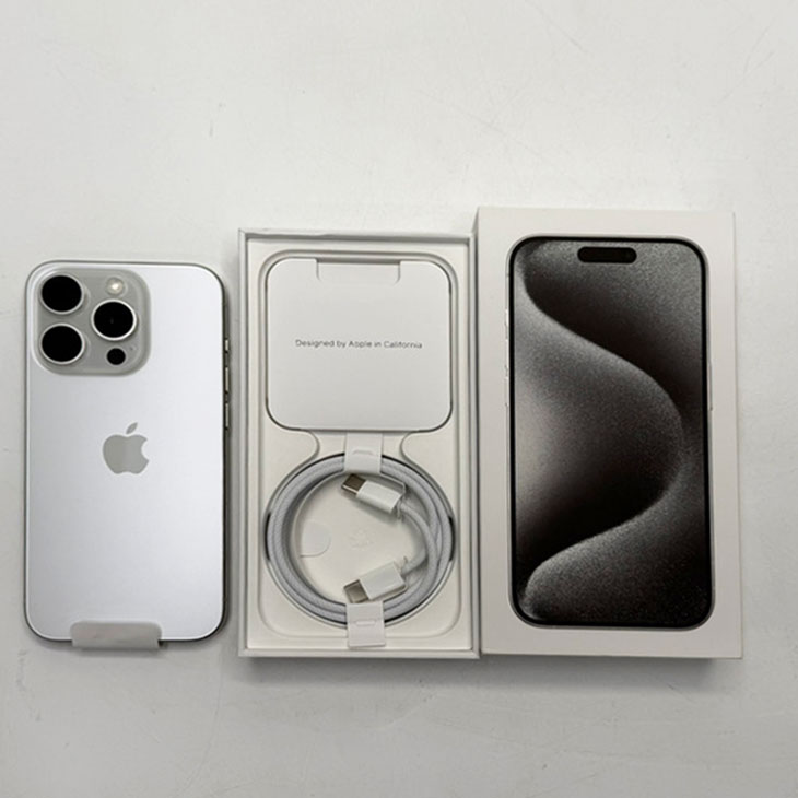 iPhone 8 【純箱付き美品】Apple iPhone15 Pro MTU73J/A A3101 128GB