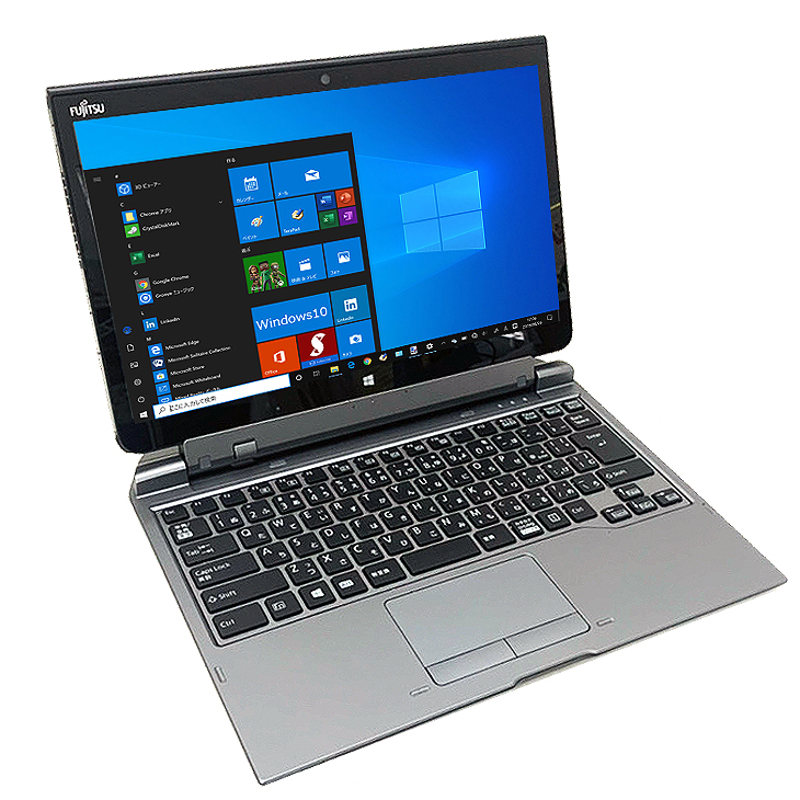 富士通（FUJITSU） ARROWS Tab Q736/M 中古 タブレット Win10 Office