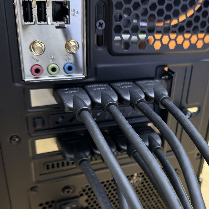 トレーディングPC8 FX 株 デイトレ 仮想通貨 22型×8画面マルチモニタ