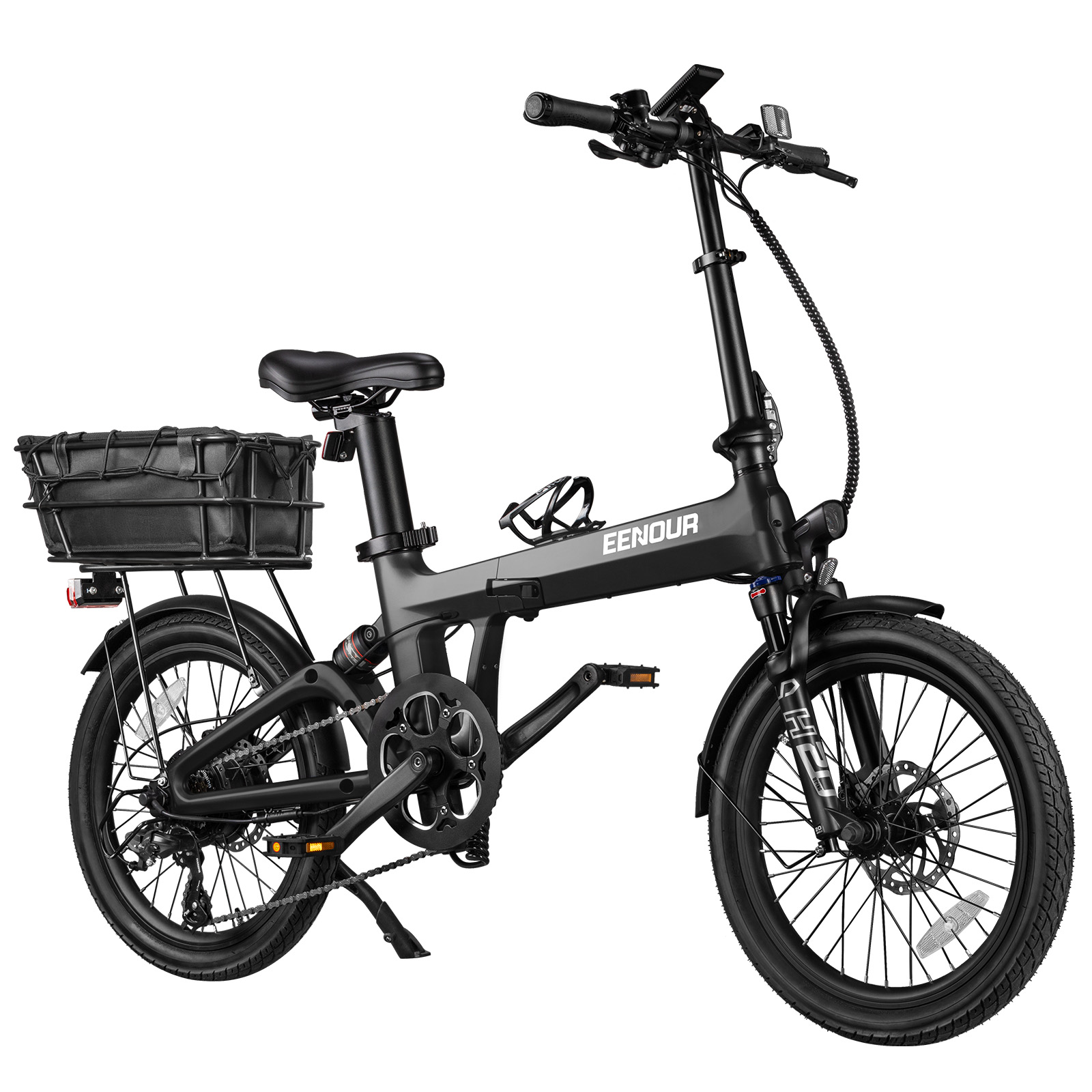 EENOUR 【フル装備版】 電動アシスト自転車 折りたたみ 7段変速 ダブル