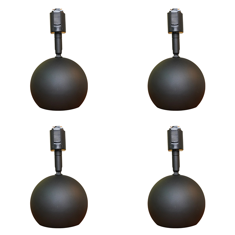 4個セット ダクトレール用 スポットライト E11 4灯 照明器具 丸 レール