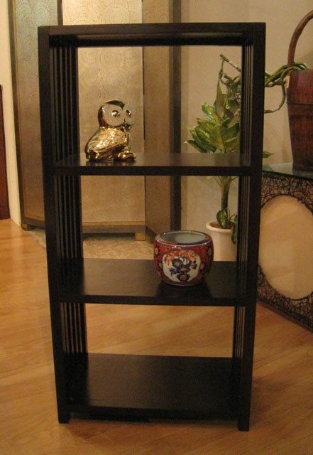 木製格子ラック ミニ おしゃれ 収納家具 オープンラック 3段