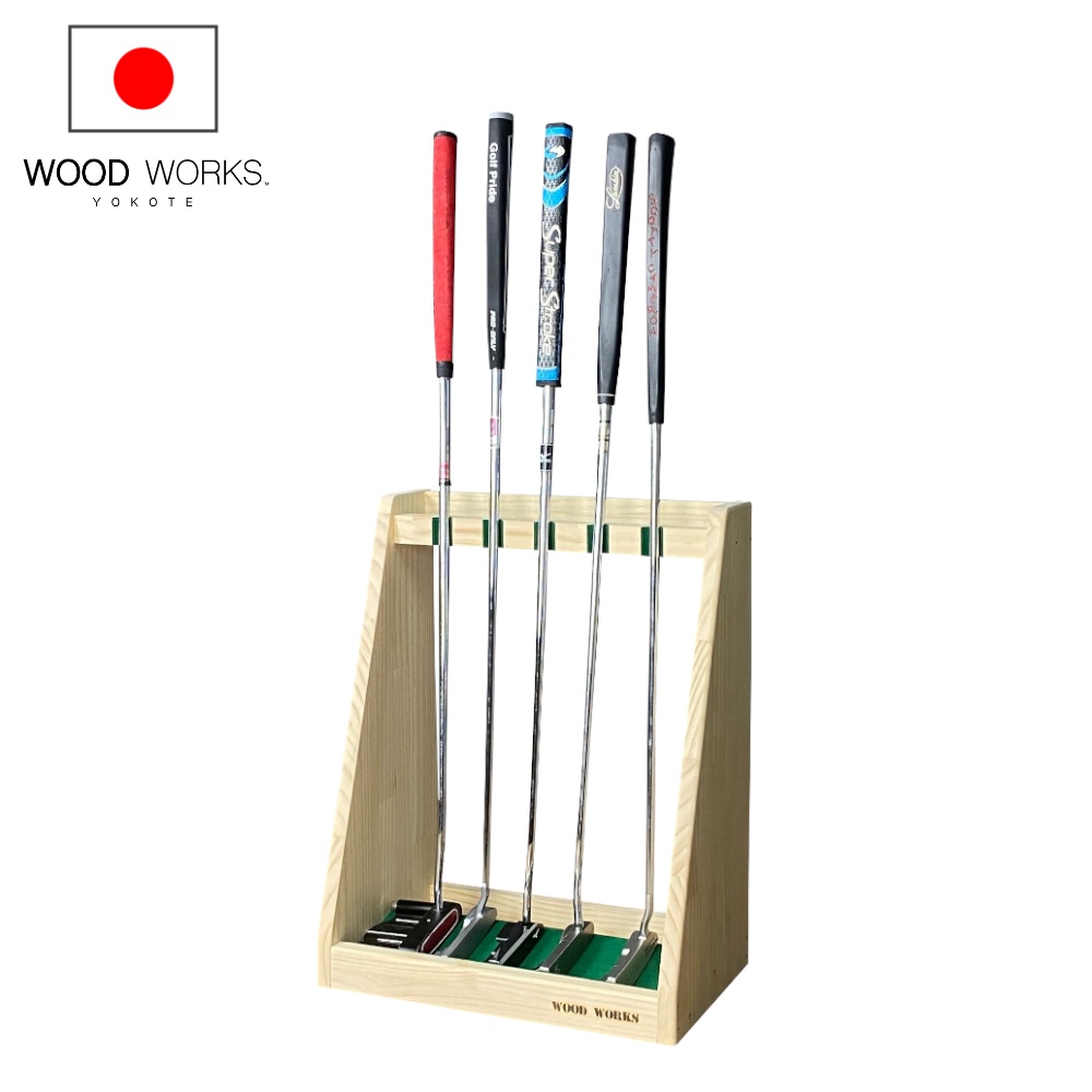 WOODWORKS パターラック 5本掛 (色：ナチュラル) 木製 日本製