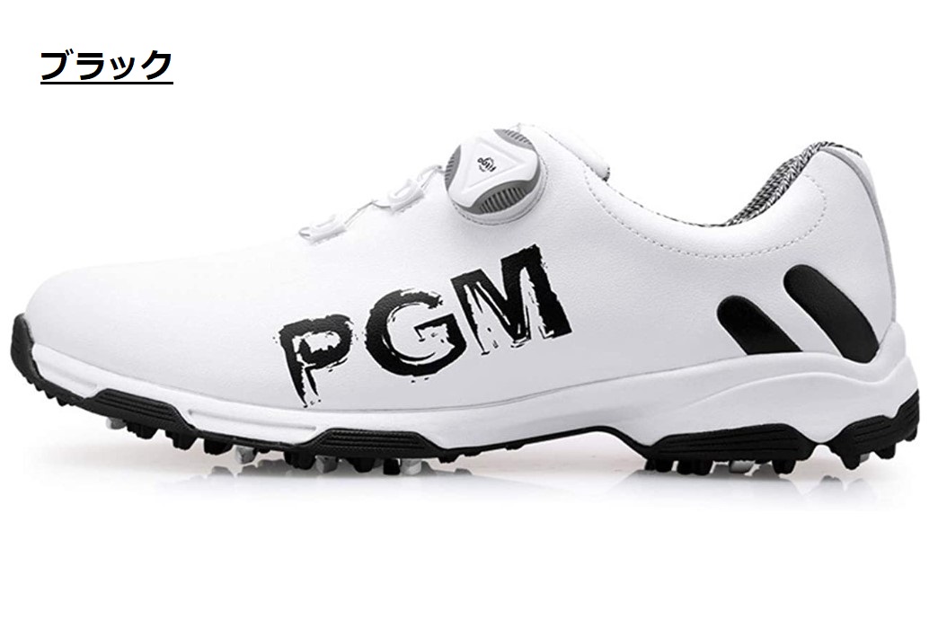 PGM ゴルフシューズ ダイヤル式 スパイクレス スニーカータイプ 歩き