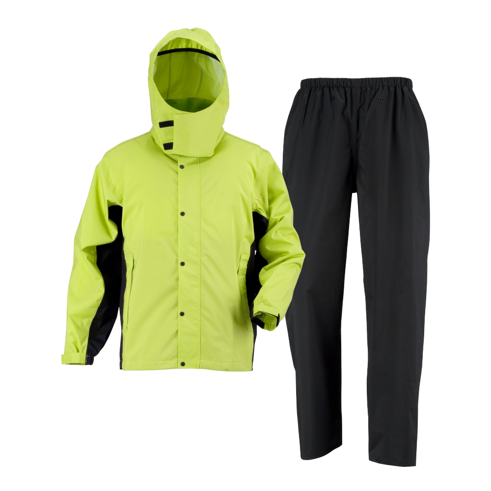 カジメイク レインスーツ メンズ 上下 蒸れにくい ヘルメット対応