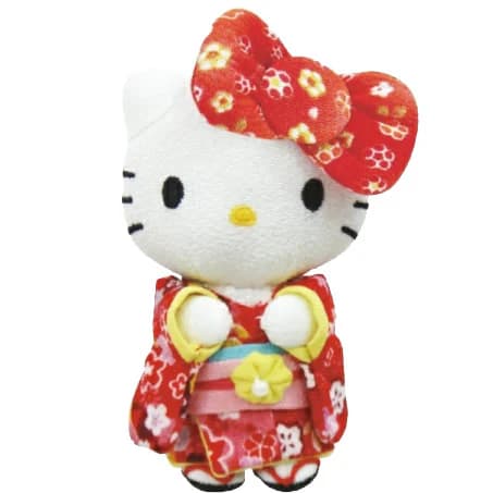 ハローキティ 七五三 キティちゃん 着物 3歳 7歳 マイメロ ぬいぐるみ
