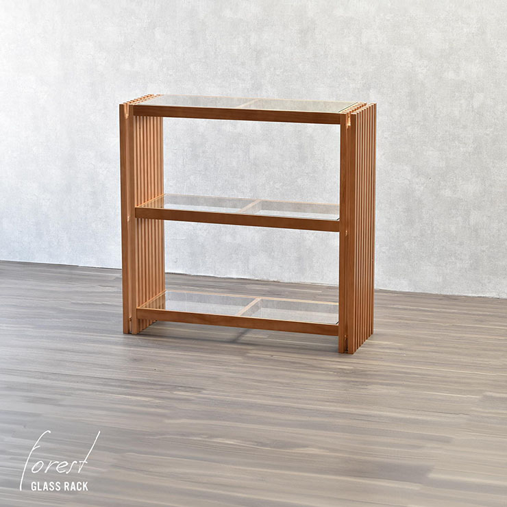 オープンラック FOREST(フォレスト) 収納棚 木製 天然木 パイン材
