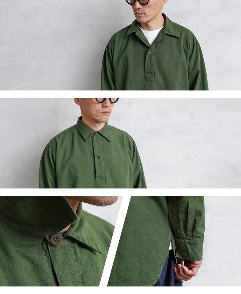 MILITARY（ミリタリー） 実物 USED スウェーデン軍 M-55 プルオーバー