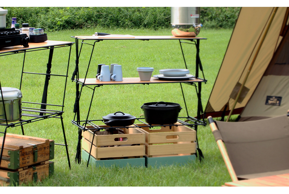 クランクスタッキングラック ウッド Hang Out ハングアウト CRK-SR90WD