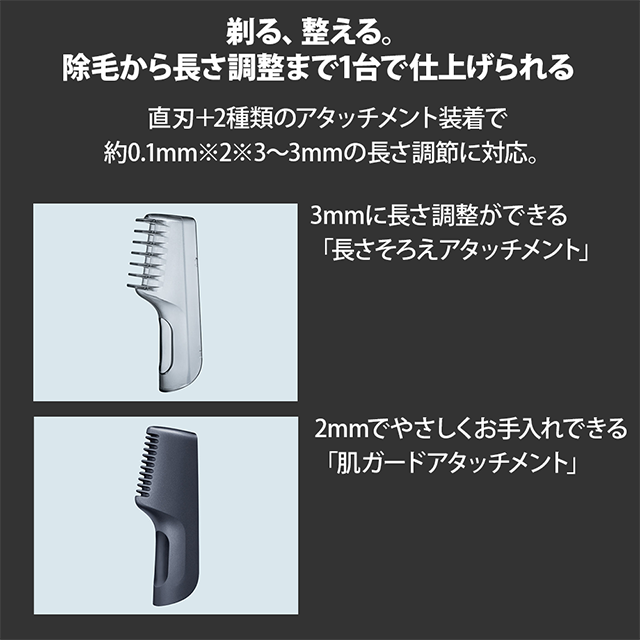 2025年新商品】パナソニック ボディトリマー ER-GK23 日本製刃 メンズ