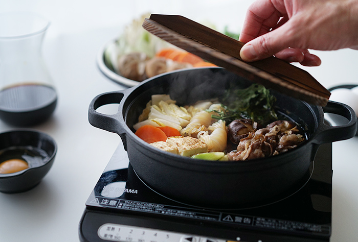 及源鋳造 盛栄堂 すきやきぎょうざ兼用鍋 20cm CA-024 OIGEN すき焼き