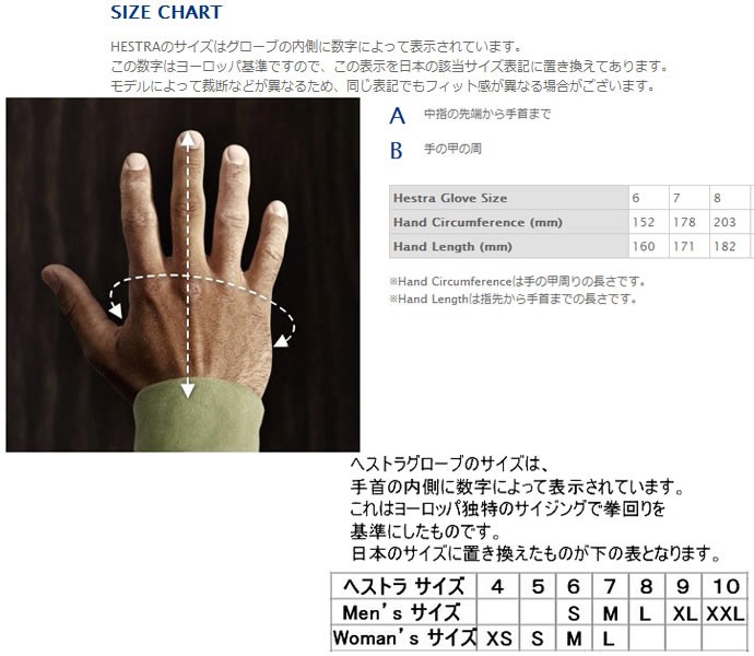 HESTRA（ヘストラ） スキーグローブ ミトン 3-FINGER FULL LEATHER