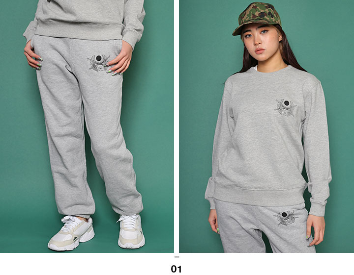 PX売店限定商品 桜刀 セットアップ 上下セット トレーナー 長袖 M-2XL