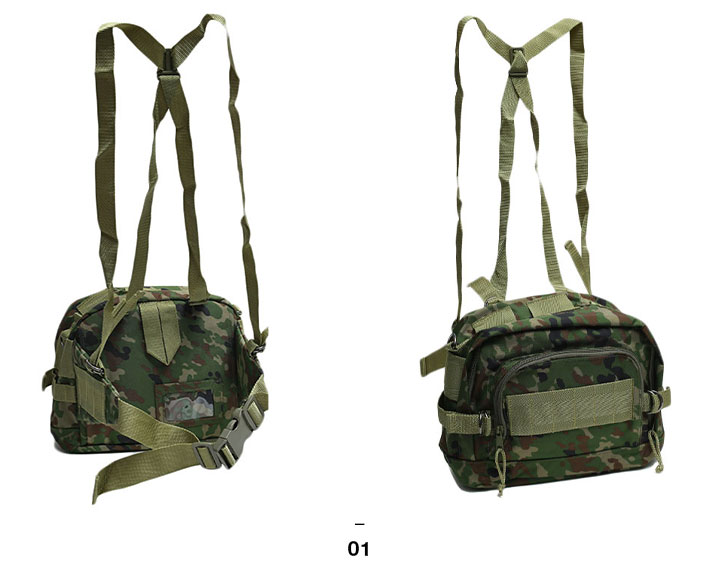 自衛隊 グッズ 陸自迷彩 ウエストポーチ ウエストバッグ ファニー