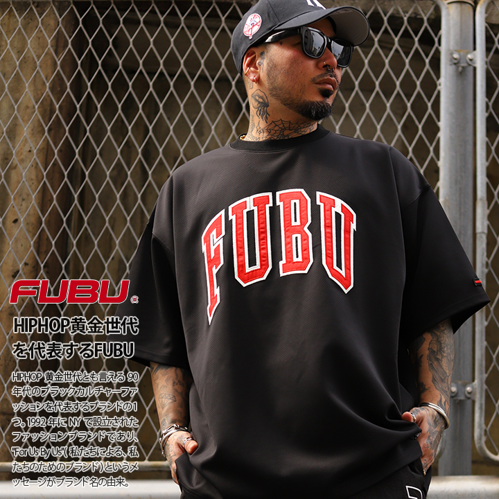 FUBU（フブ） 半袖 ジャージ Tシャツ 野球 ゲームシャツ 大きいサイズ