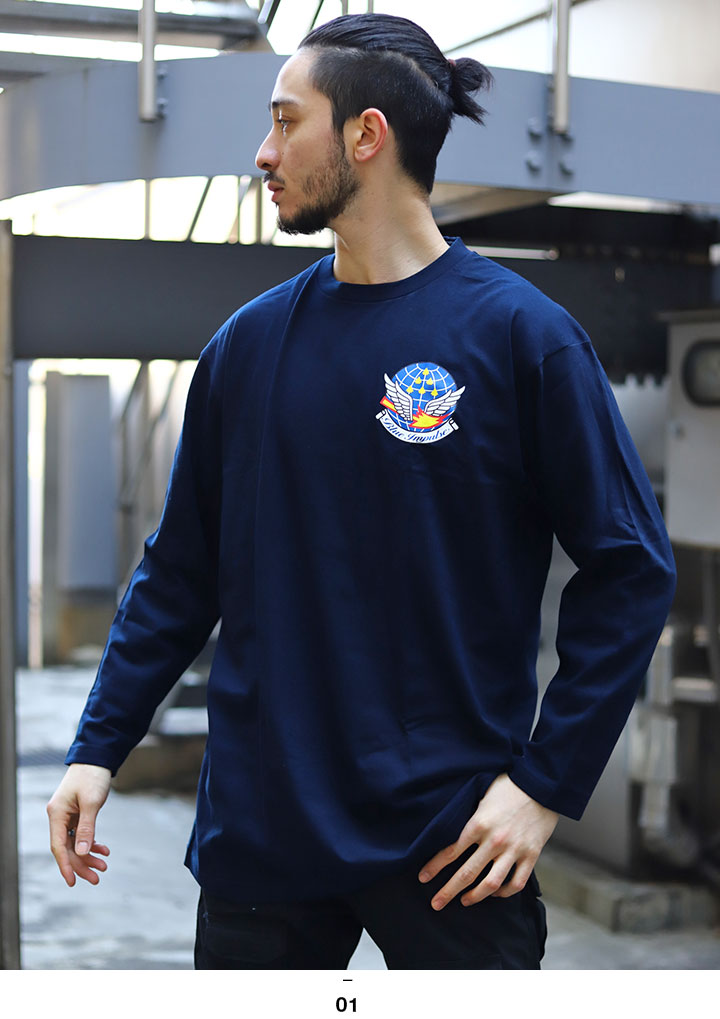 ブルーインパルス Blue Impulse ロンT 長袖 大きいサイズ かっこいい