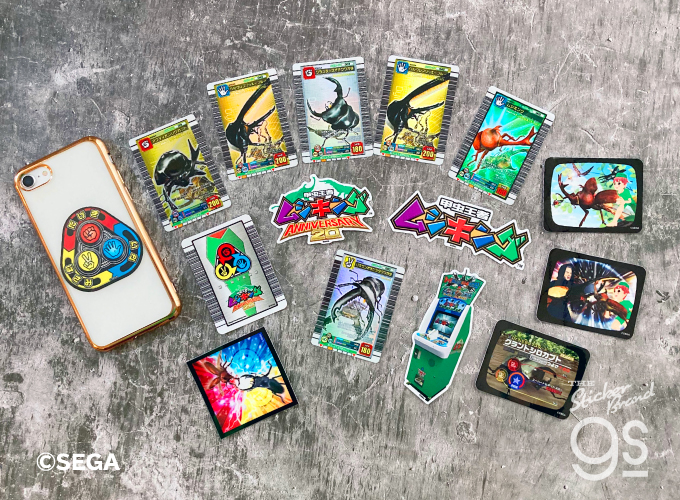 全9種セット ムシキング ダイカットステッカー SEGA セガ カードゲーム