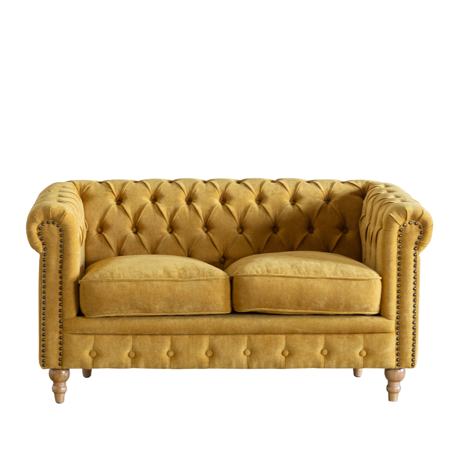 Vincent(ヴィンセント)シリーズ 2人掛け チェスターフィールド クラブ