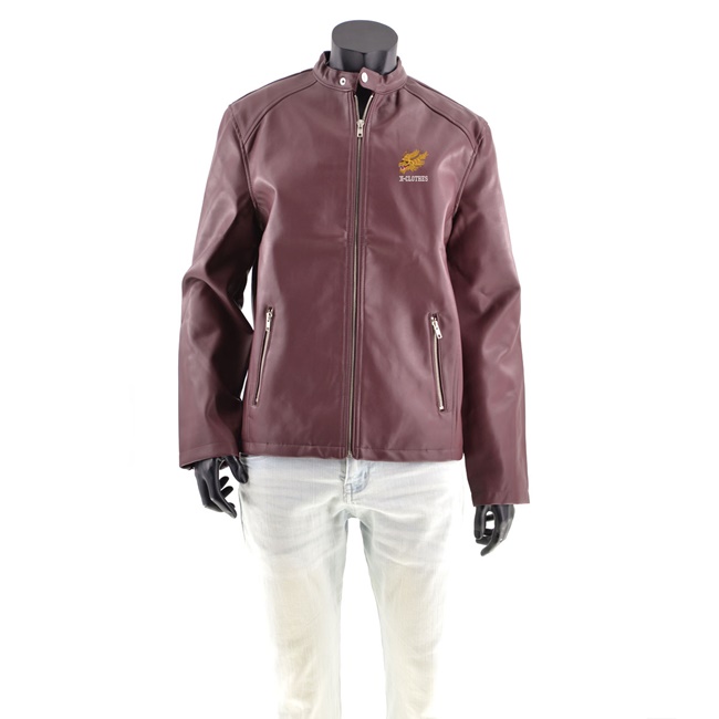 釣り魚 還暦 古希 苗字族 オリジナル 刺繍 ワンポイント ライダース