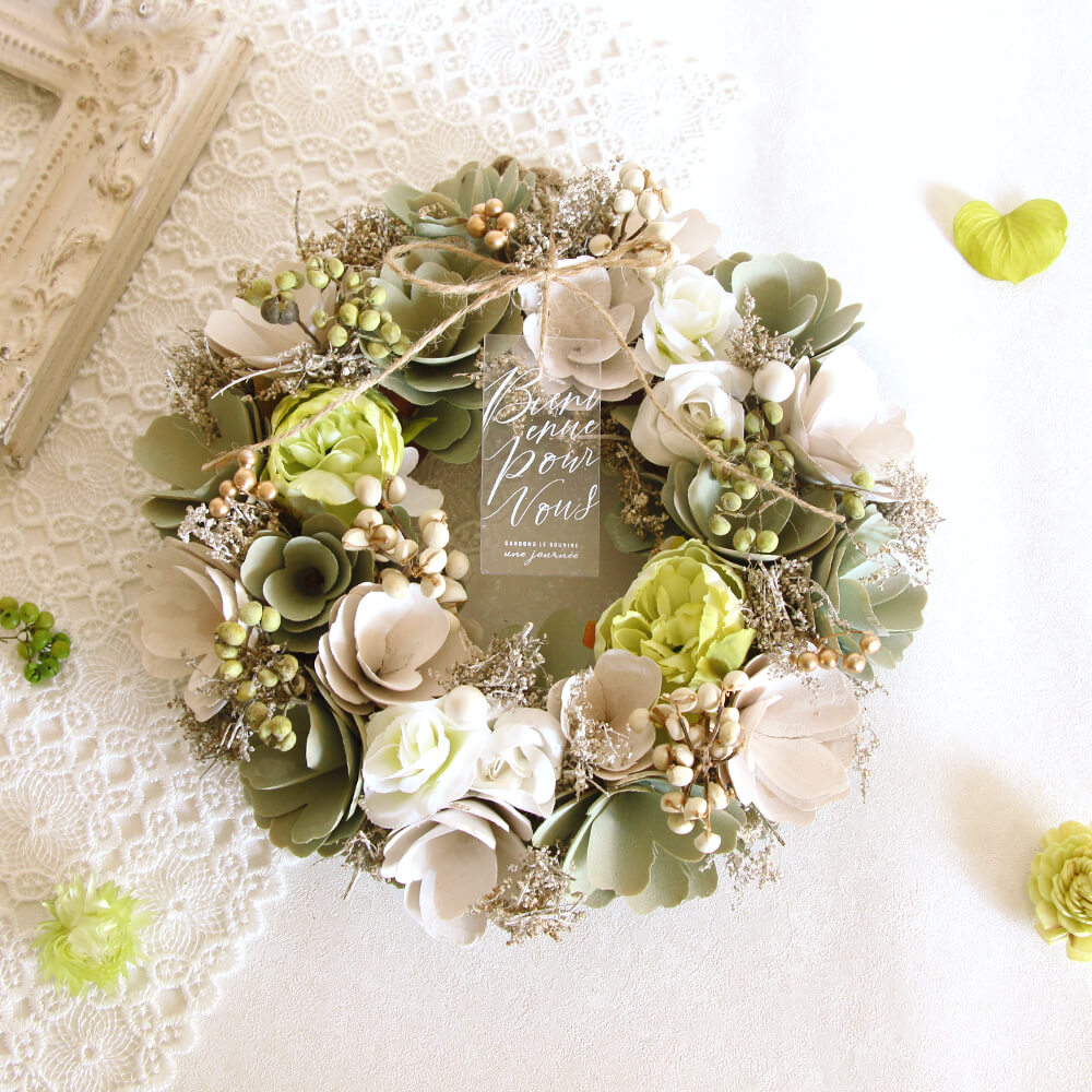 早割 母の日 ドライフラワー プレゼント リース 即日出荷 ドライ