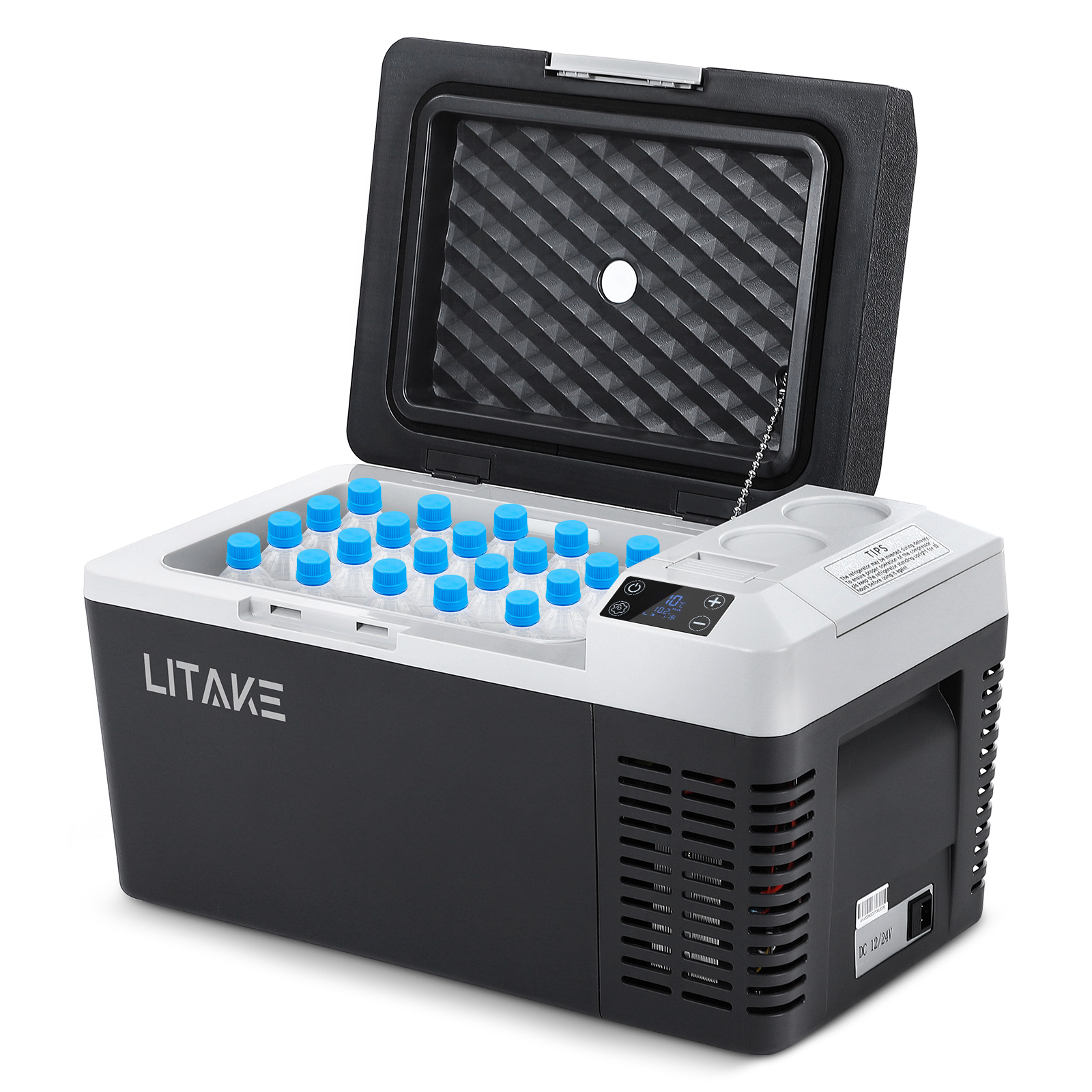 ポータブル冷蔵庫 車載冷蔵庫 冷凍庫 20L 大容量 -20℃ 4WAY電源 DC12V