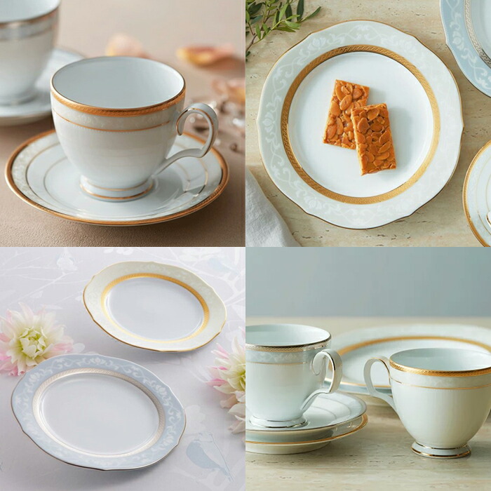 Noritake（ノリタケ）ハンプシャーゴールド カップ＆ソーサー 5客