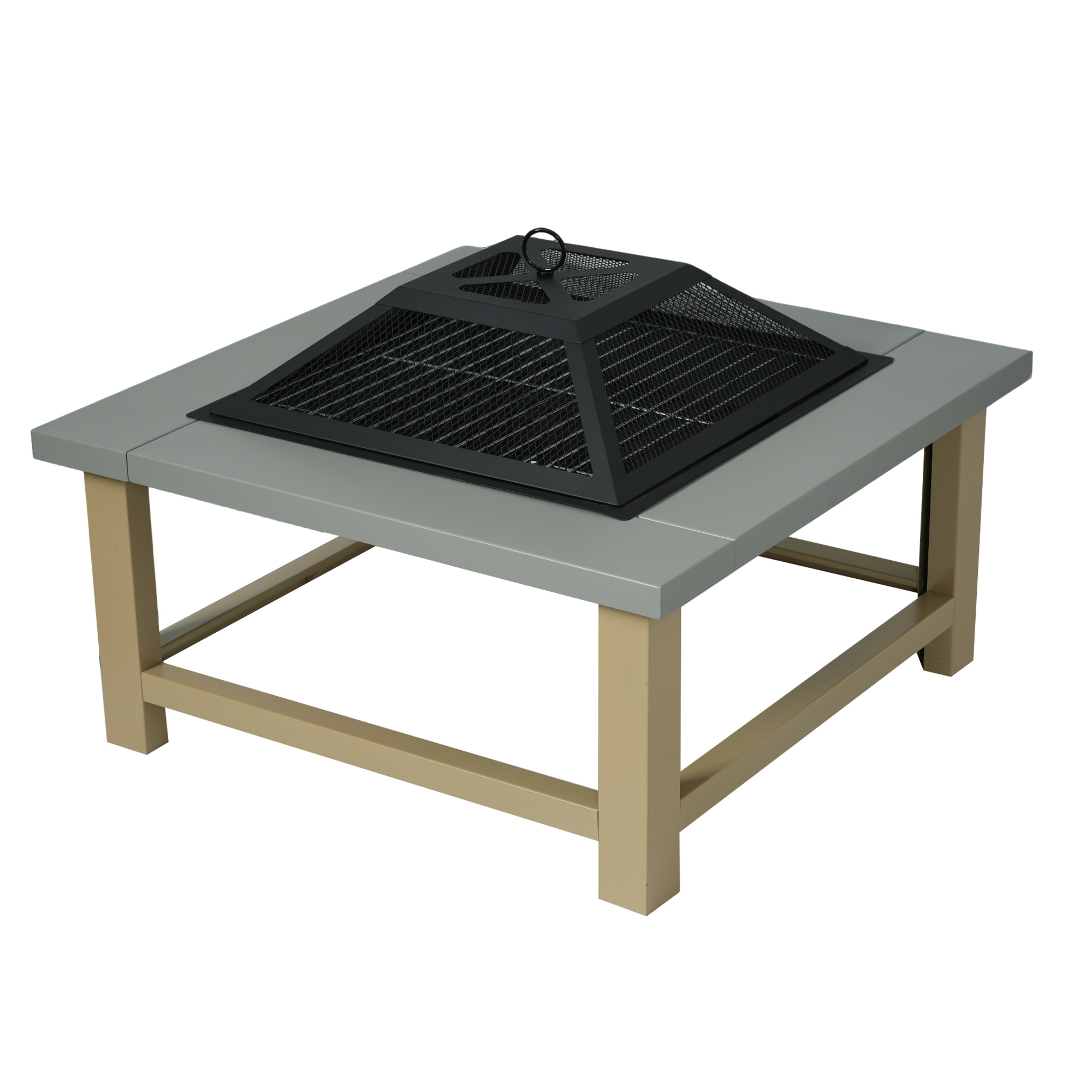 新作【BBQコンロ/焚き火台兼用】8−12人 ファイヤーピット 焚き火台