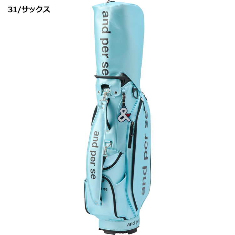 and per se（アンパスィ） ゴルフ 9.0型 キャディバッグ AUS7306