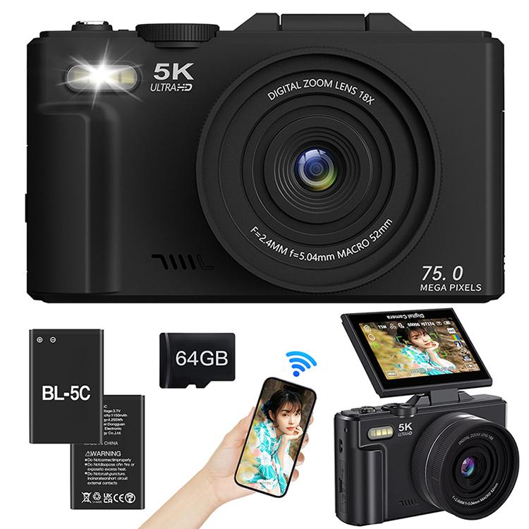 デジカメ 小型 デジタルカメラ 安い wifi機能 18倍ズーム 高画素 高