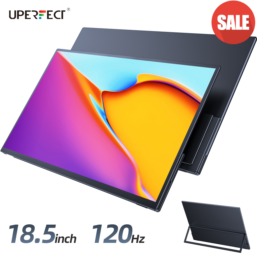 18.5インチ大画面 120hz 自立式スタンド】モバイルモニター ゲーミング